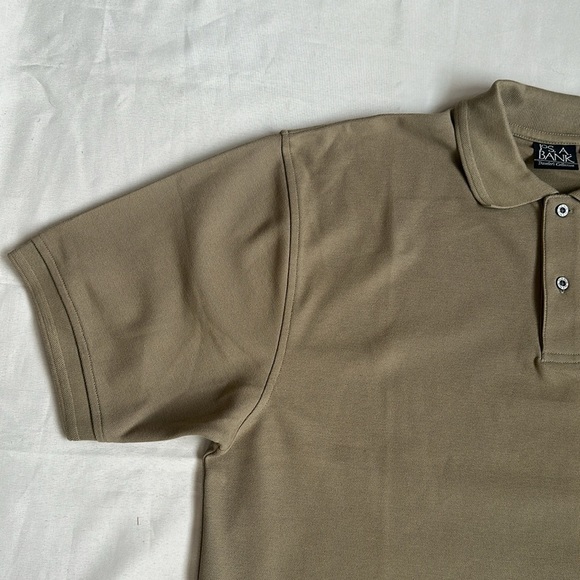 JoS. A. Bank Khaki 2 Button up Polo - Picture 3 of 7